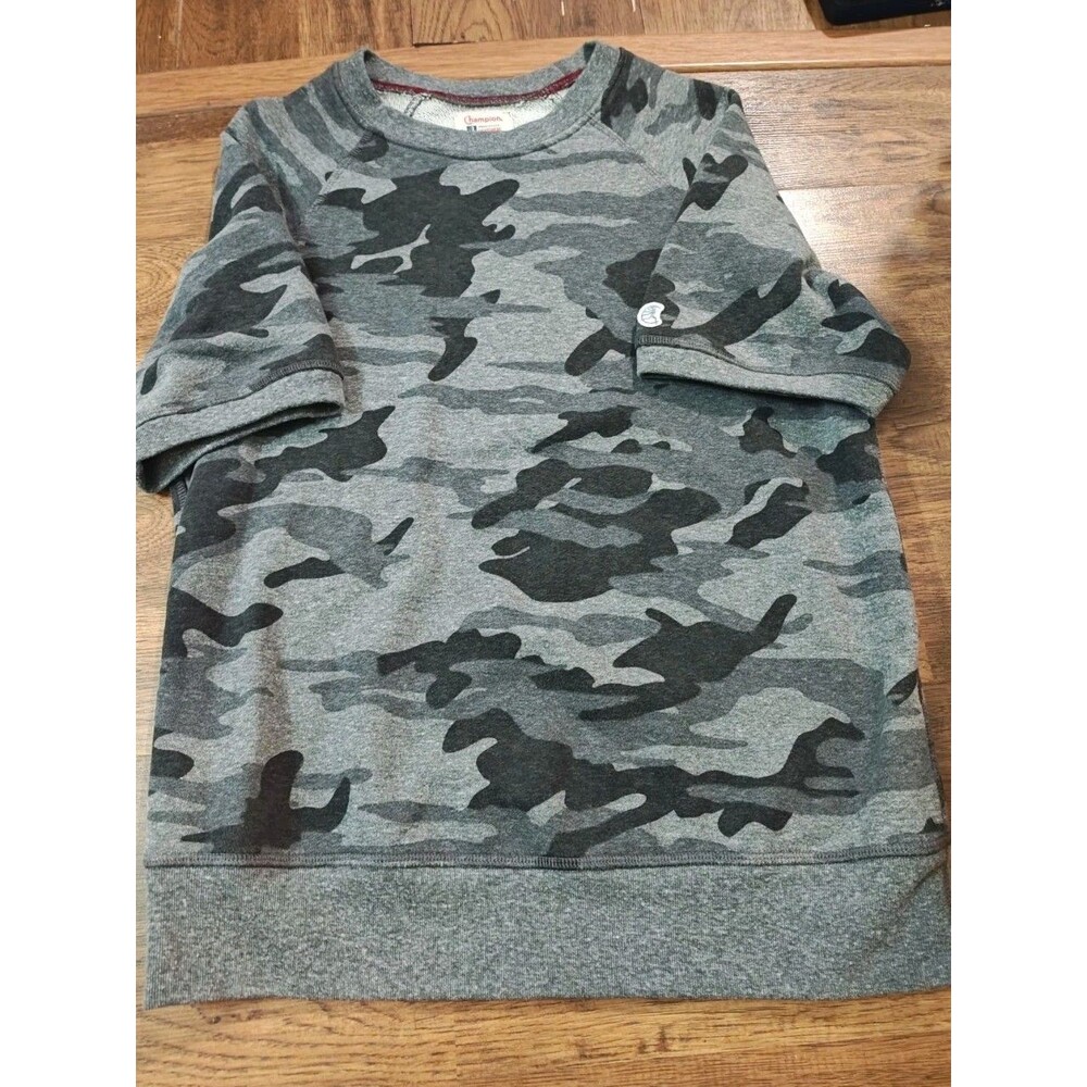 Todd Snyder X Champion Grey Camo  Heavyweight Tee Shirt Men's Medium